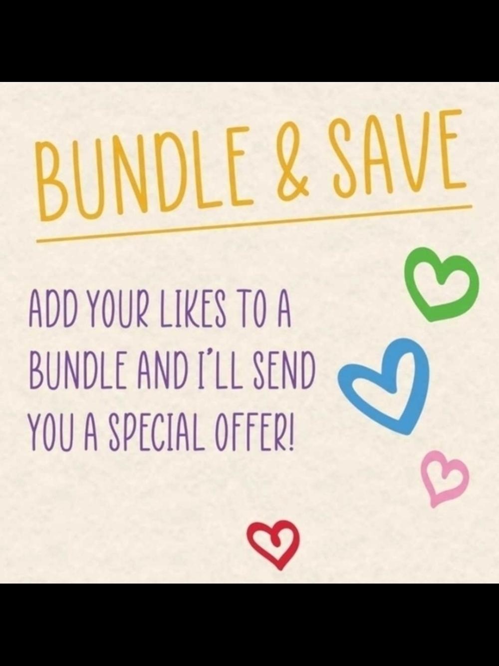 Bundle & Save 🛍💰 *NOT FOR SALE*